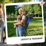 PawHut Количка за домашни любимци, 76Д x 44Ш x 103В см - Image 4