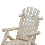 Градински стол Outsunny Adirondack, дървен стол - Image 6
