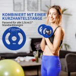 SPORTNOW 2 x 4 кг тежести с практични дръжки - Image 2