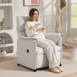 Фотьойл с регулируема поставка HOMCOM с тих мотор - Image 2