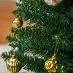 HOMCOM Коледна елха изкуствена ела, 1.8 м, зелена - Image 4