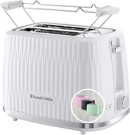 Тостер за хляб Russell Hobbs Inspire , 1050W, 2 филии, 6 нива