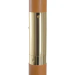 Слънчев чадър Ø 300 см, чадър с UV защита, от дърво - Image 7