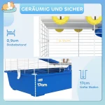 Клетка за хамстери PawHut с 4 нива, с тунелна система - Image 5