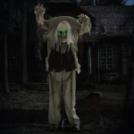 HOMCOM Скелет-призрак, Хелоуинска декорация, Зловещ вой - Image 5