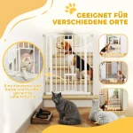 PawHut преграда с вратичка за домашни любимци - Image 3