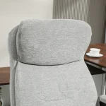 Офис стол HOMCOM, стол за бюро, функция люлеене - Image 3