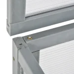 Оранжерия Outsunny от дърво и поликарбонат, 90 x 46 x 40 см - Image 4