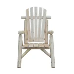 Градински стол Outsunny Adirondack, дървен стол - Image 9