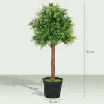 HOMCOM Изкуствен чемшир 90 см изкуствено растение - Image 3