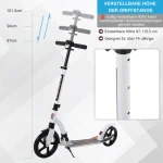 Детска тротинетка HOMCOM с амортисьор, сгъваема - Image 11