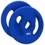 SPORTNOW 2 x 4 кг тежести с практични дръжки - Image 4