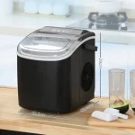 HOMCOM Ледогенератор 29,4 см x 22,2 см x 29 см, черен - Image 3