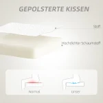 Офис стол HOMCOM, с облегалка във формата на сърце - Image 7