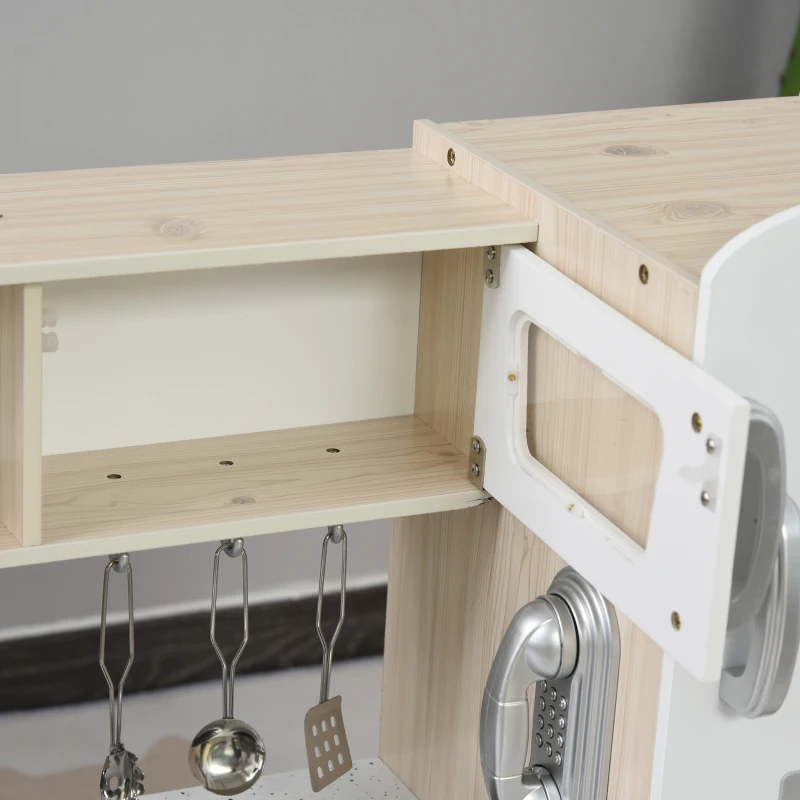 ilo24c1949378e722.jpg Детска кухня HOMCOM с аксесоари, 74 x 30 x 81 см - Image 9