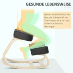 Табуретка за коленичене Vinsetto, ергономична табуретка - Image 5