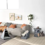 PawHut Дърво за котки 57 см с котешка пещера, до 5 кг - Image 6