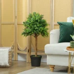 HOMCOM Изкуствен чемшир 90 см изкуствено растение - Image 5