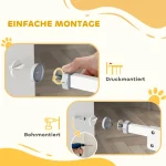 PawHut преграда с вратичка за домашни любимци - Image 5