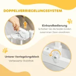 PawHut преграда с вратичка за домашни любимци - Image 6