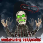 HOMCOM Хелоуинска декорация Скелет на Groundbreaker - Image 5