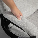 Офис стол HOMCOM, стол за бюро, функция люлеене - Image 6