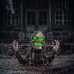 HOMCOM Хелоуинска декорация Скелет на Groundbreaker - Image 3