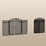 HOMCOM Защитен панел за камина, 96 x 60 см - Image 7