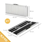 Рампа за инвалидни колички HOMCOM, Сгъваема, до270 кг - Image 6