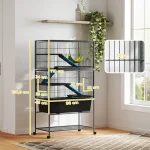 PawHut Клетка за малки животни, с 5 нива, 88 x 48 x 150,5 см - Image 9