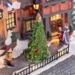 Коледна украса HOMCOM, Коледно селце, 22 светодиода - Image 10