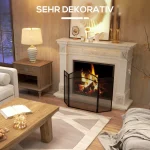 HOMCOM Защитен панел за камина, 96 x 60 см - Image 3