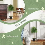 HOMCOM Изкуствен чемшир 90 см изкуствено растение - Image 9