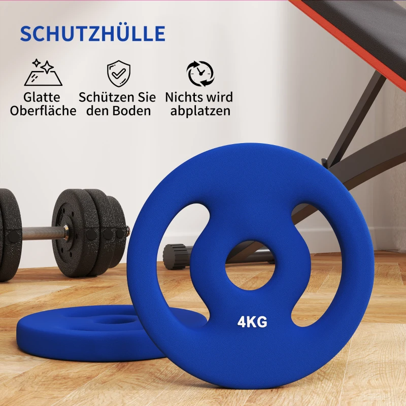 Unl8501949342b3e3.jpg SPORTNOW 2 x 4 кг тежести с практични дръжки - Image 8
