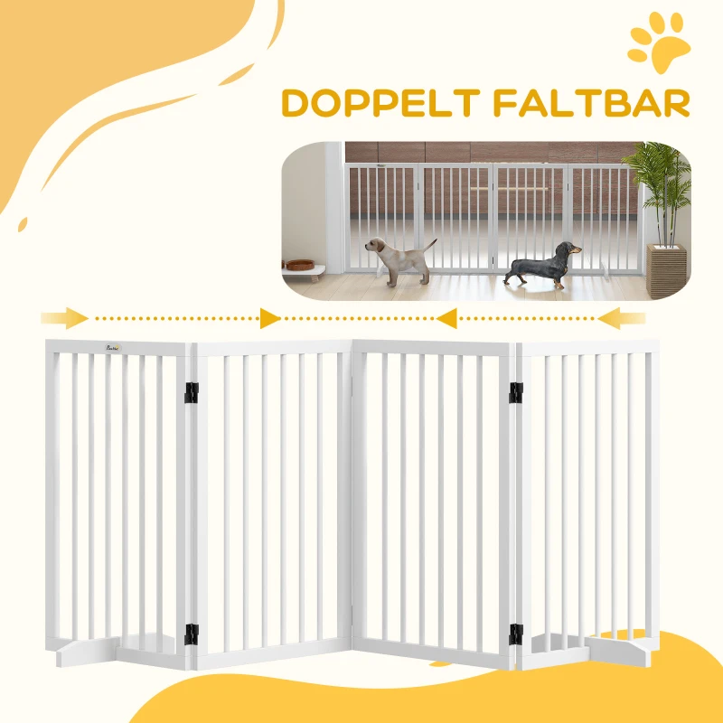 vkU3d1194946272e5.jpg Преграда за кучета PawHut, сгъваема, 206 x 35,5 x 76 см - Image 8