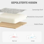 Офис стол HOMCOM, стол за бюро, функция люлеене - Image 8