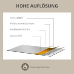 Стенно огледало HOMCOM 80 см x 2.1 см x 60 см - Image 10