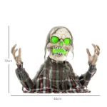 HOMCOM Хелоуинска декорация Скелет на Groundbreaker