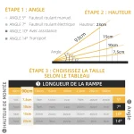 Рампа за инвалидни колички HOMCOM, Сгъваема, до270 кг - Image 9