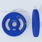SPORTNOW 2 x 4 кг тежести с практични дръжки - Image 9