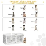 Сгъваема преграда за кучета PawHut, 432 x 36 x 70 см - Image 10