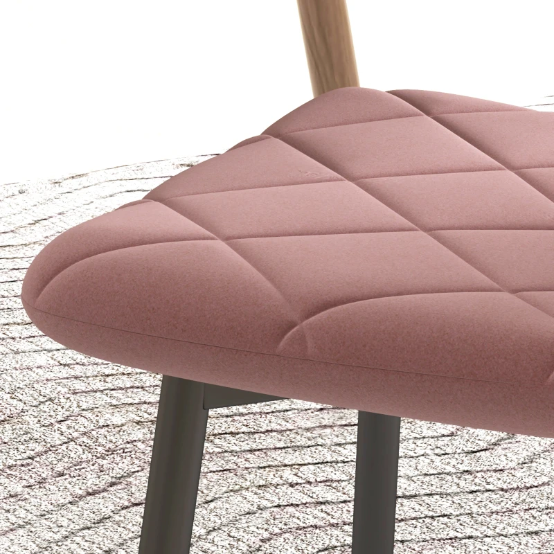 1kz546197118d9f2c.jpg Трапезни столове HOMCOM, Комплект от 4бр 45 x 54 x 87 см - Image 4