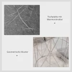 Комплект от 2 подреждащи се странични масички Outsunny - Image 3