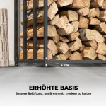 Стойка за дърва за огрев Outsunny, 300 кг, 140 x 70 x 154 см - Image 4