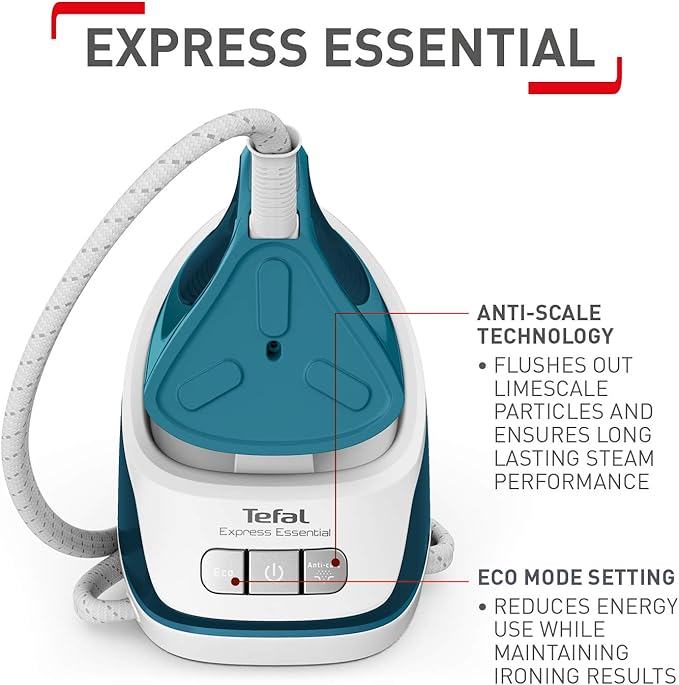 71trdzpbwWL._AC_SX679_ Парогенератор Tefal Express Essential SV6115E0, 2200W - Image 4