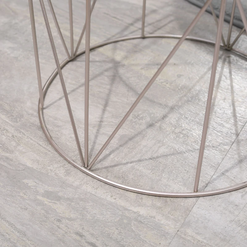 7gc4b619a0adb54de.jpg Комплект от 2 подреждащи се странични масички Outsunny - Image 6