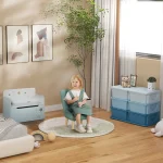 Детско кресло AIYAPLAY, кадифен, за 3-7 г, до 45 кг - Image 3