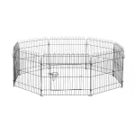 PawHut Кошара за кучета, комплект от 8 части, врата