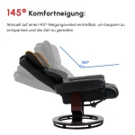 HOMCOM Релаксиращ фотьойл с табуретка - Image 4