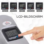 Мини велоергометър HOMCOM с LCD дисплей, 35x40x31см - Image 4